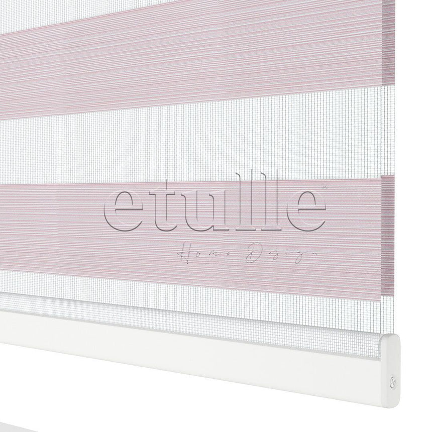 Pink Plain Zebra Curtain | Harlow