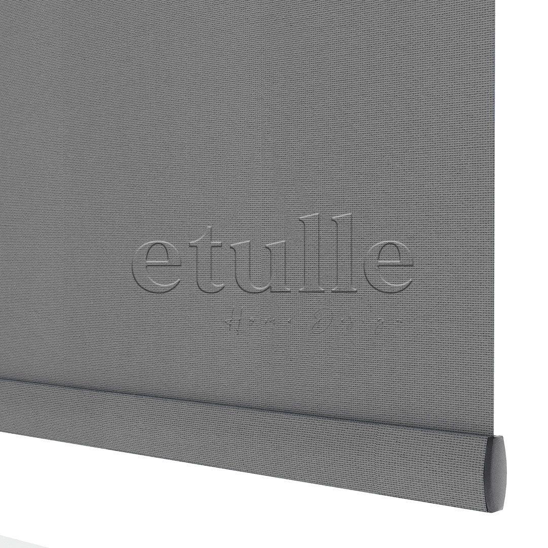 Dark Gray Matte Roller Blinds | Luca