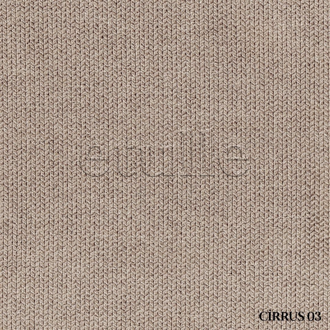 Koyu Krem Modern Balık Sırtı Desenli Fon Perde | Cirrus