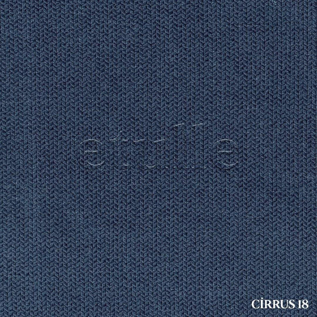 Koyu Mavi Modern Balık Sırtı Desenli Fon Perde | Cirrus