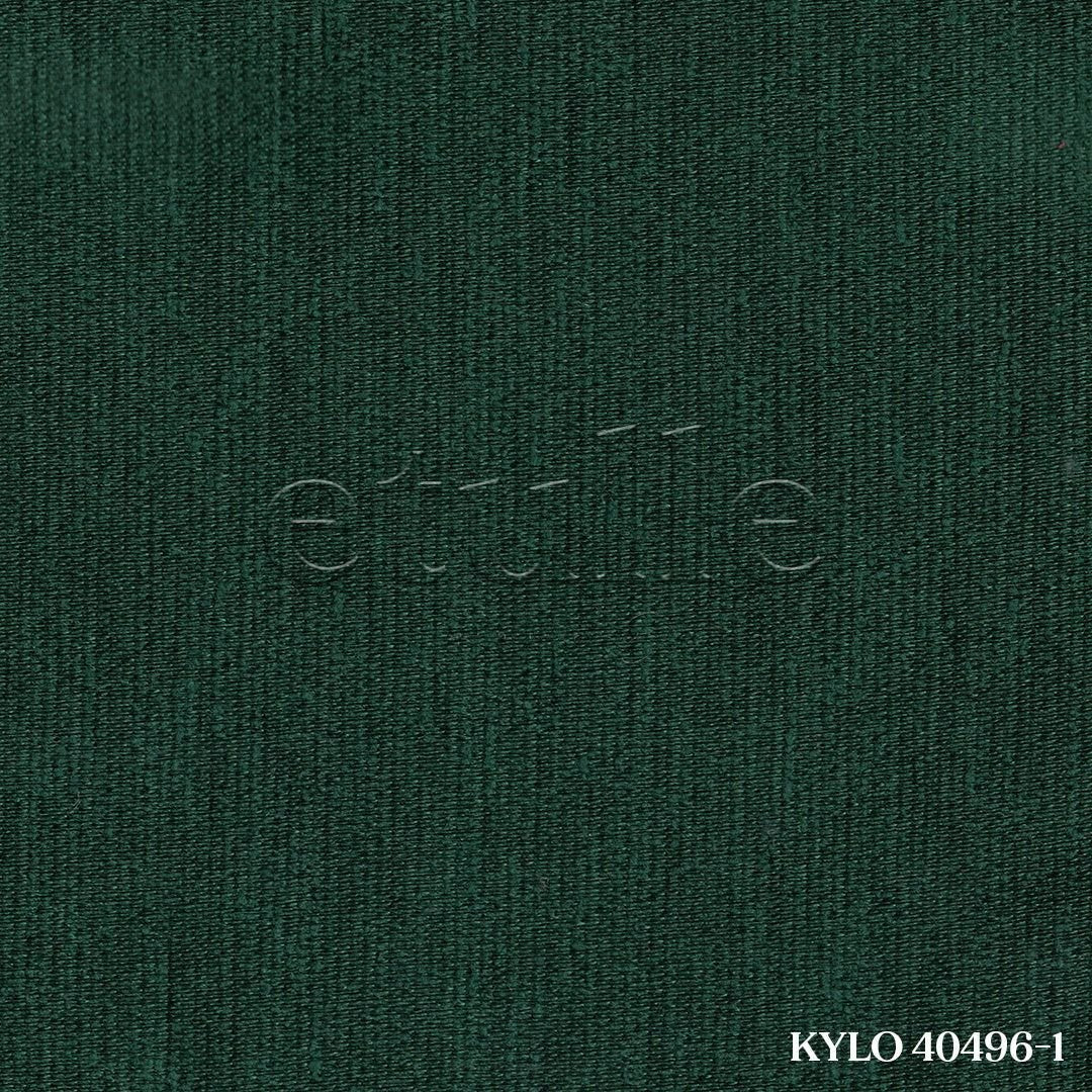 Dark Green Shiny Corduroy Drape Curtain | Kylo