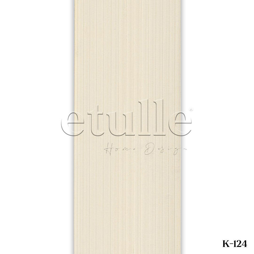 Cream Channel PVC Vertical Curtain