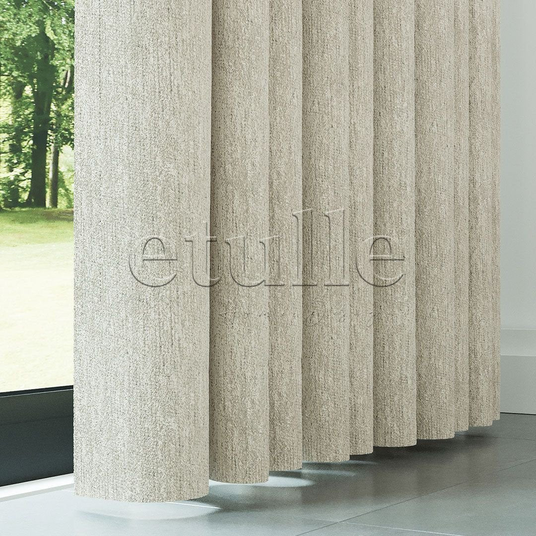 Cream Luxury Chenille Drape | Twine