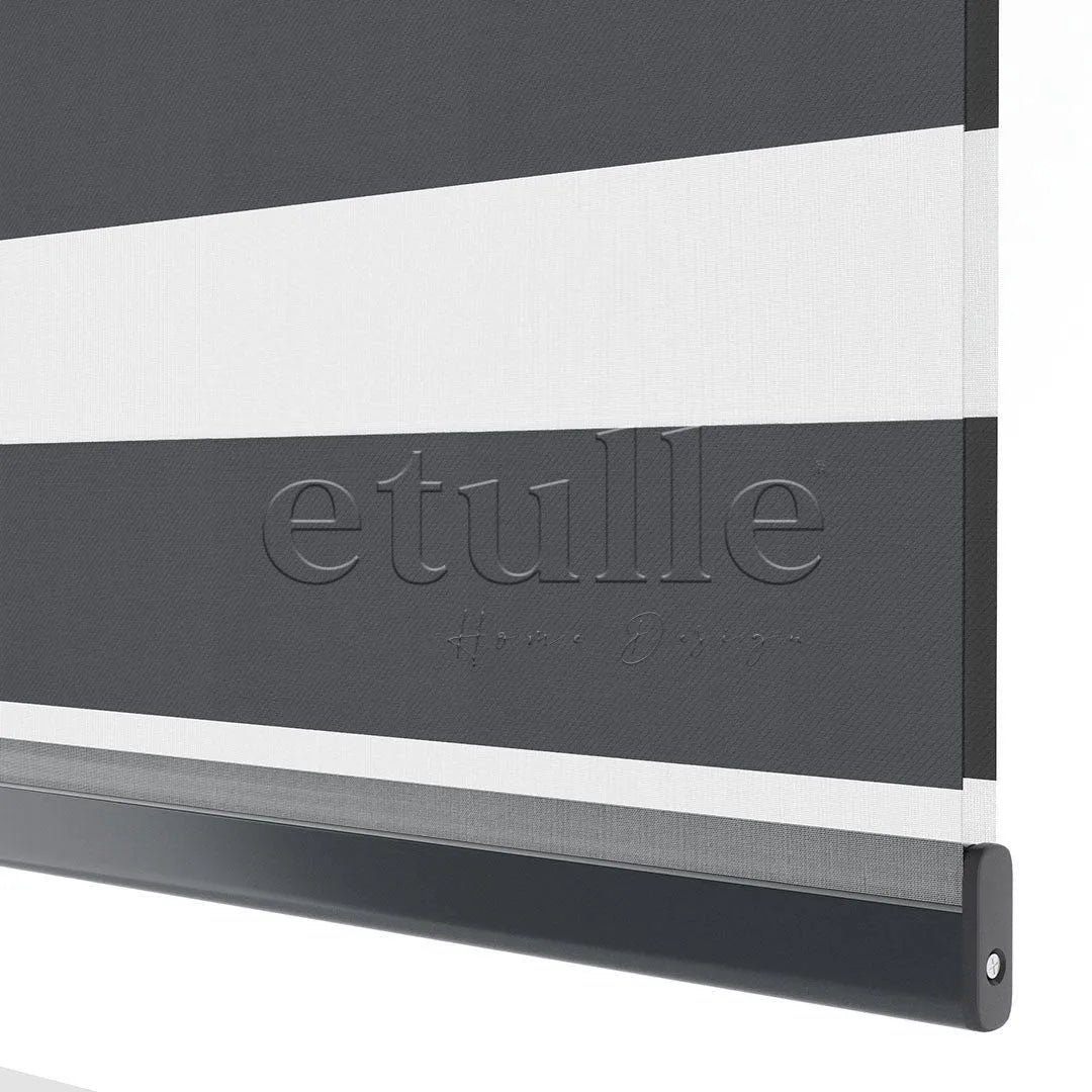 Antrasit Blackout Zebra Perde | Mais