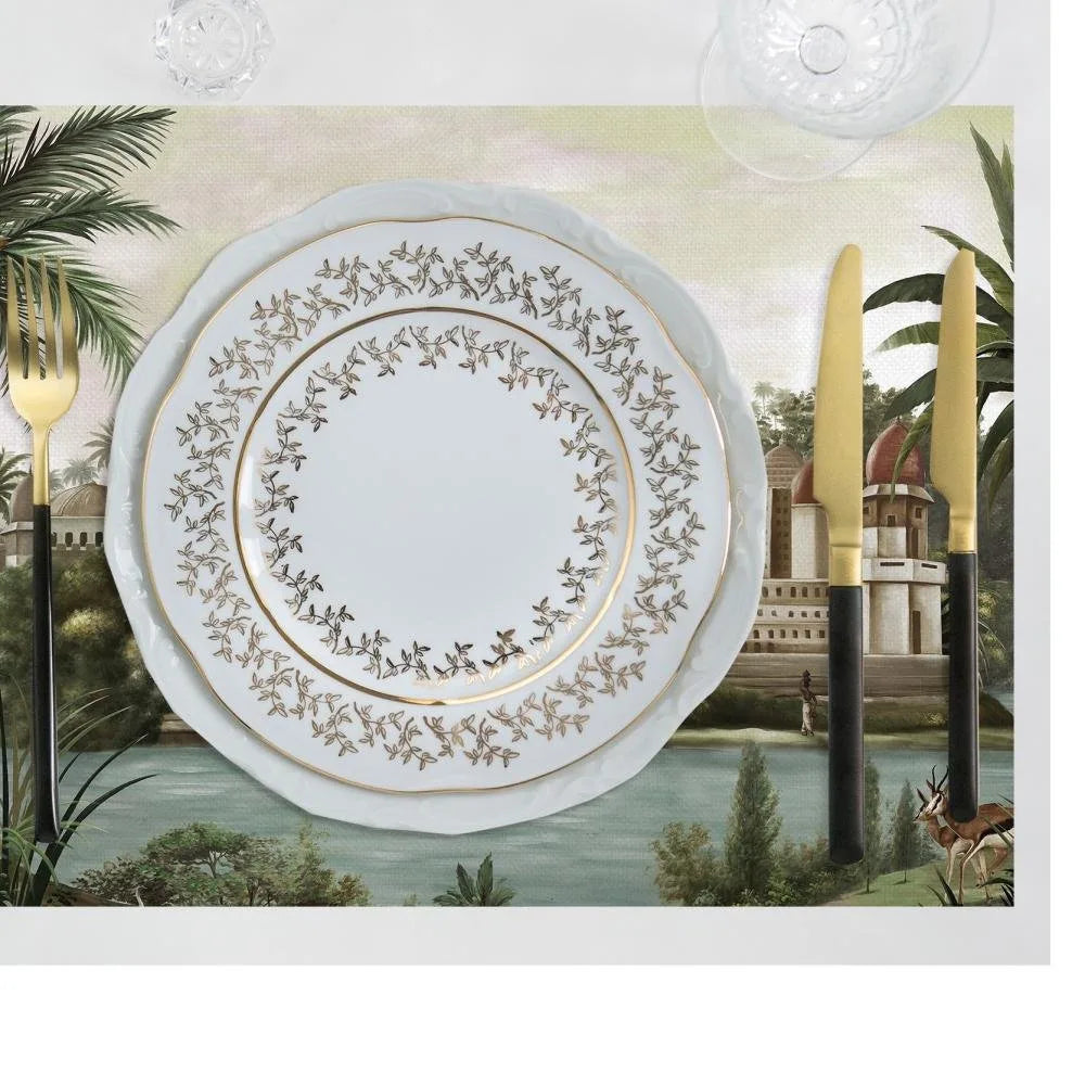 Manzara Kumaş Amerikan Servis 4'lü Set 35X50CM