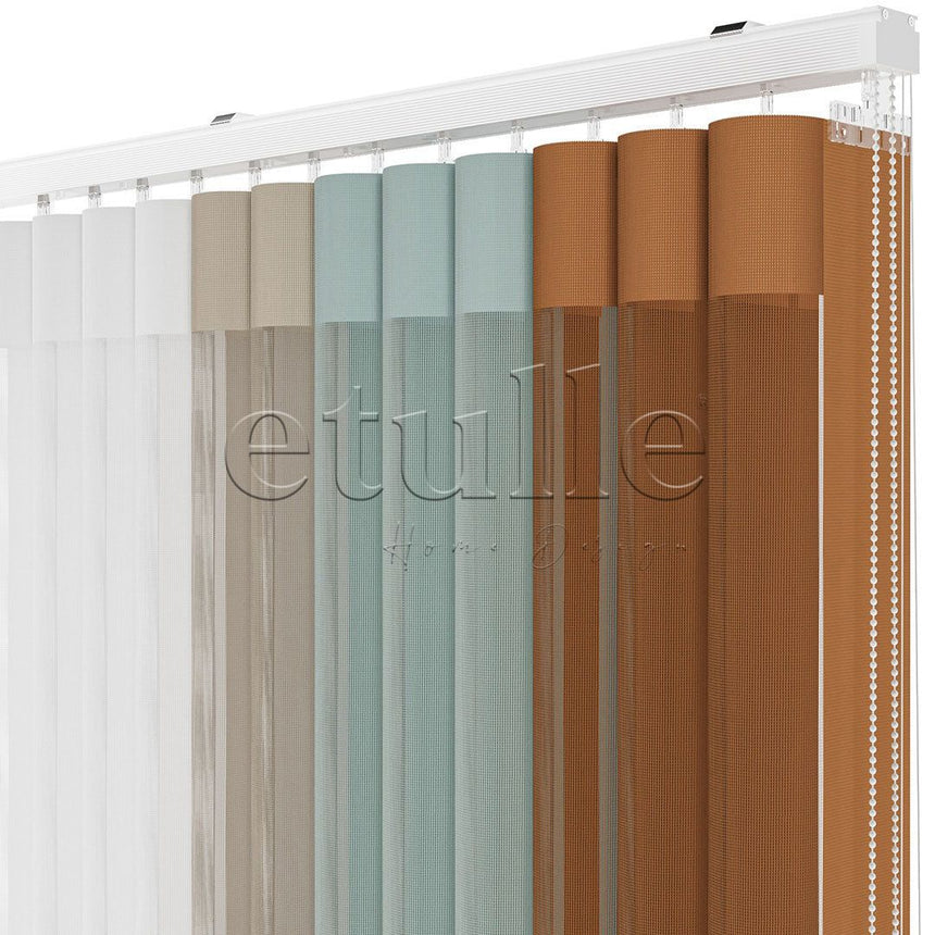 Mirissa - Narrow Vertical Tulle Curtains