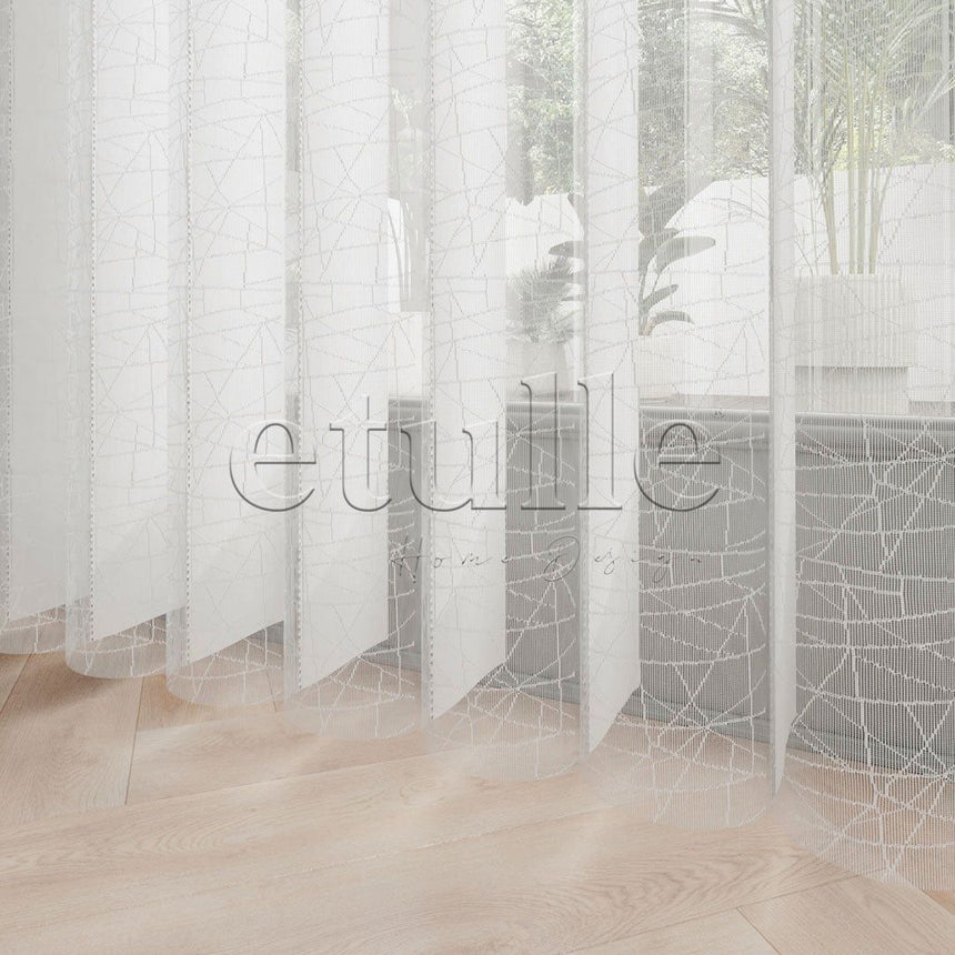 Mistral - Jacquard Vertical Tulle Curtain