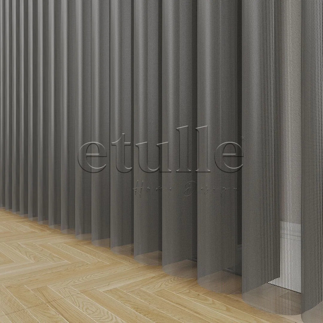 Monteviso - Rustikli Dikey Tül Perde