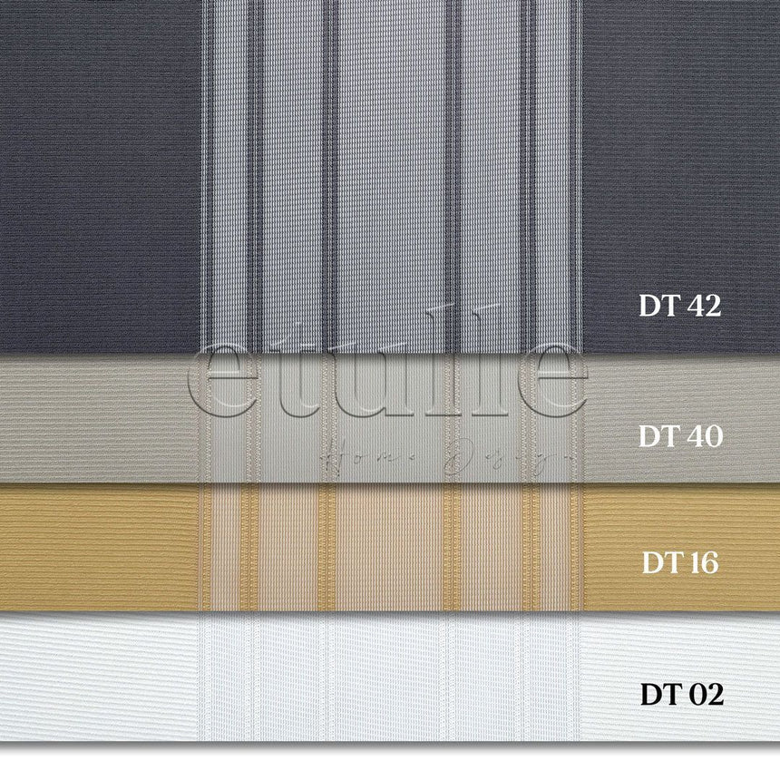 Montreal - Striped Vertical Tulle Curtains