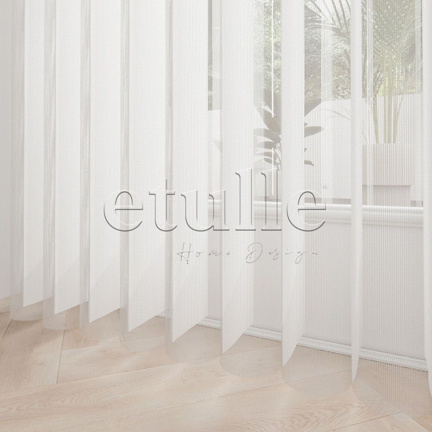 Moselle - Narrow Vertical Tulle Curtain