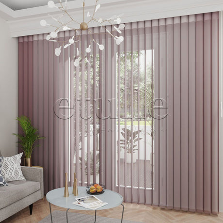 Okavango - Plain Vertical Tulle Curtains