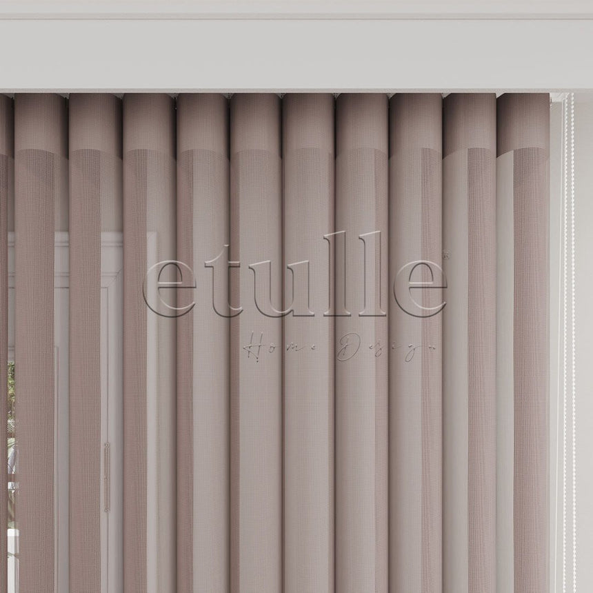 Palmar - Narrow Vertical Tulle Curtain