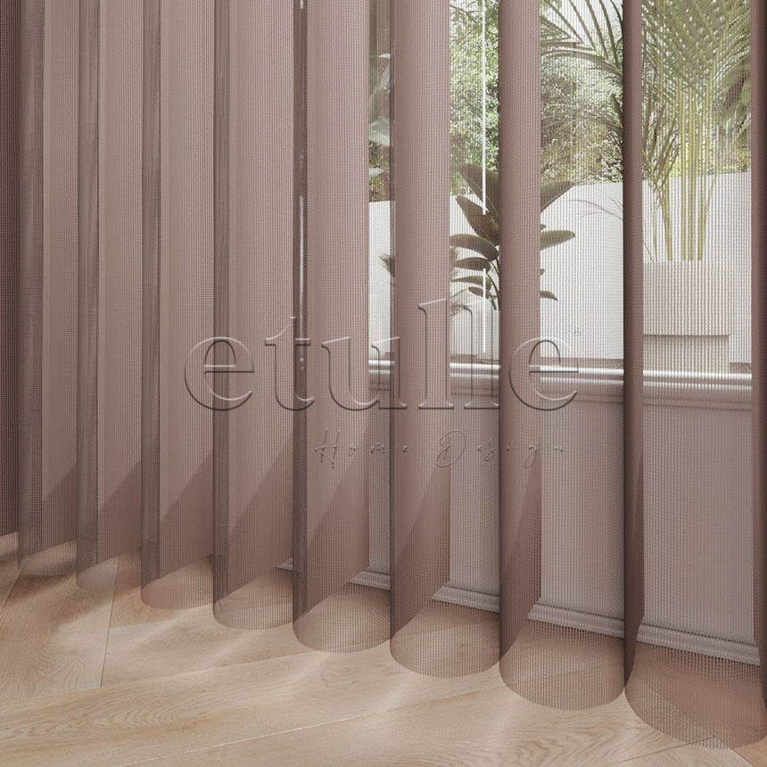 Palmar - Narrow Vertical Tulle Curtain