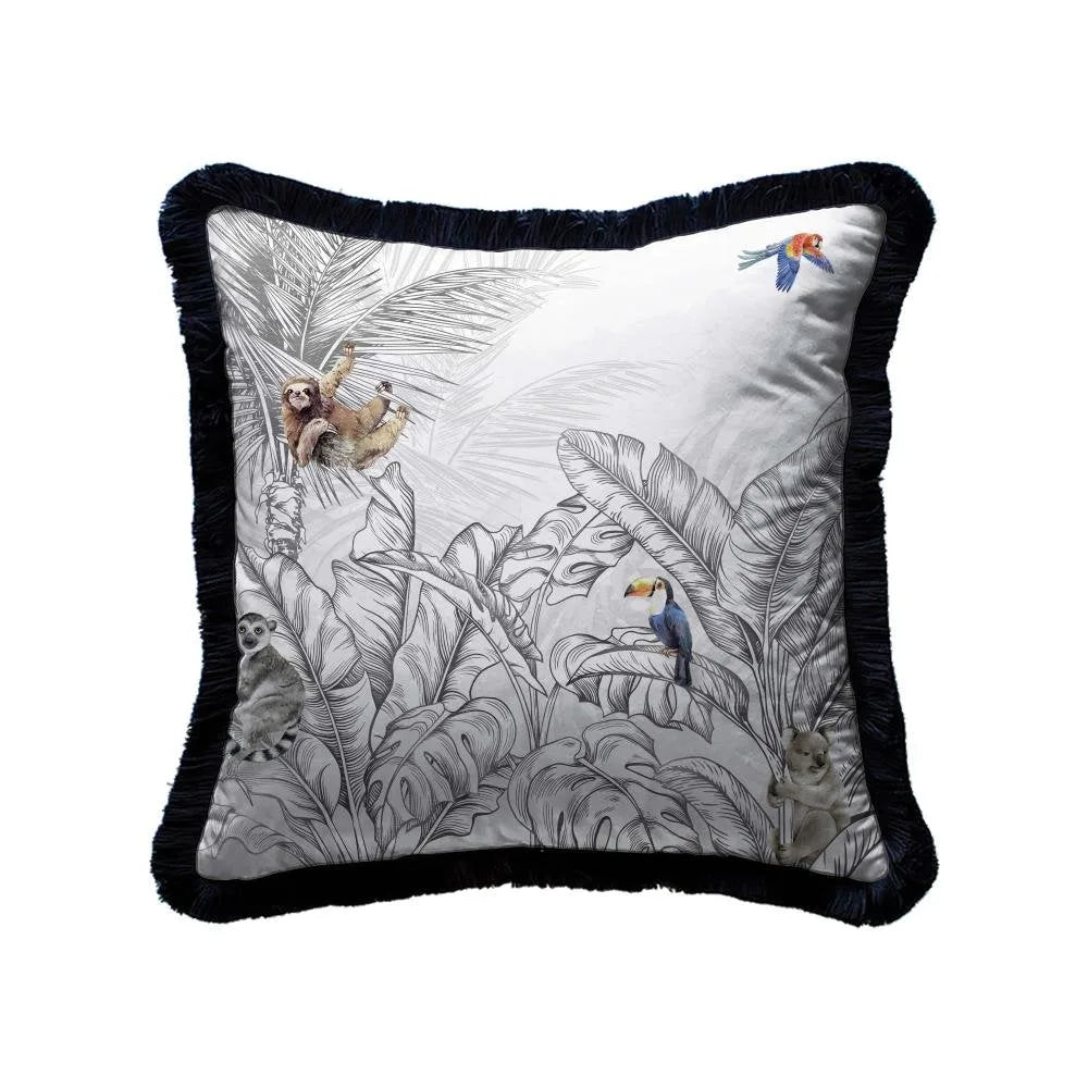 Palmiye Yaprak Tasarımlı Yastık - EY307