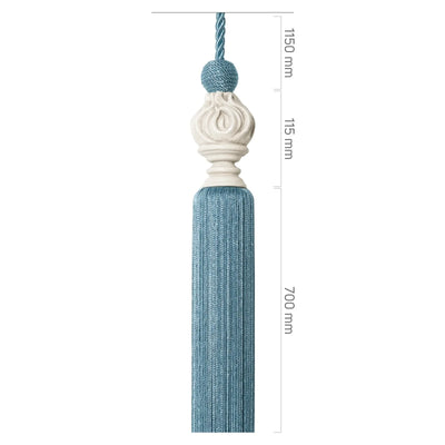 Pendant Lamp - Cream Distressed Metal - Torch