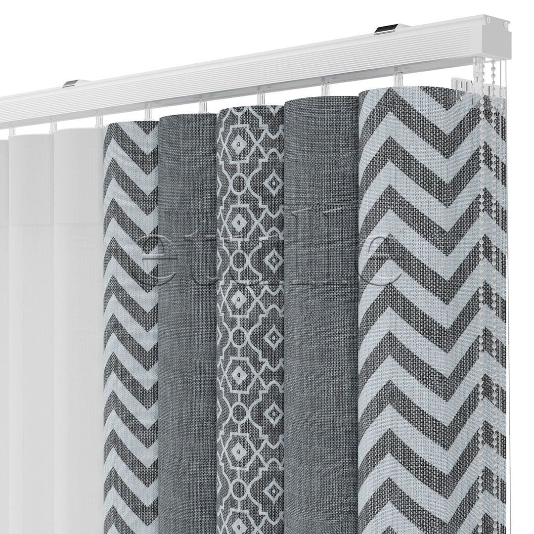 Piru King - Printed Vertical Tulle Curtain
