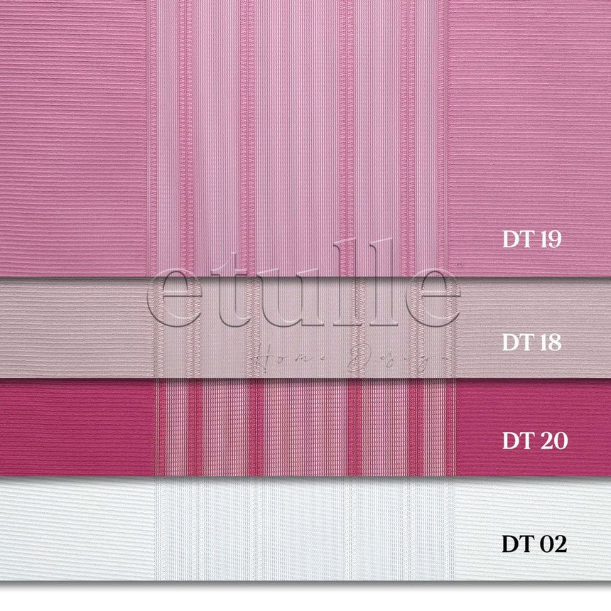 Pure - Striped Vertical Tulle Curtain