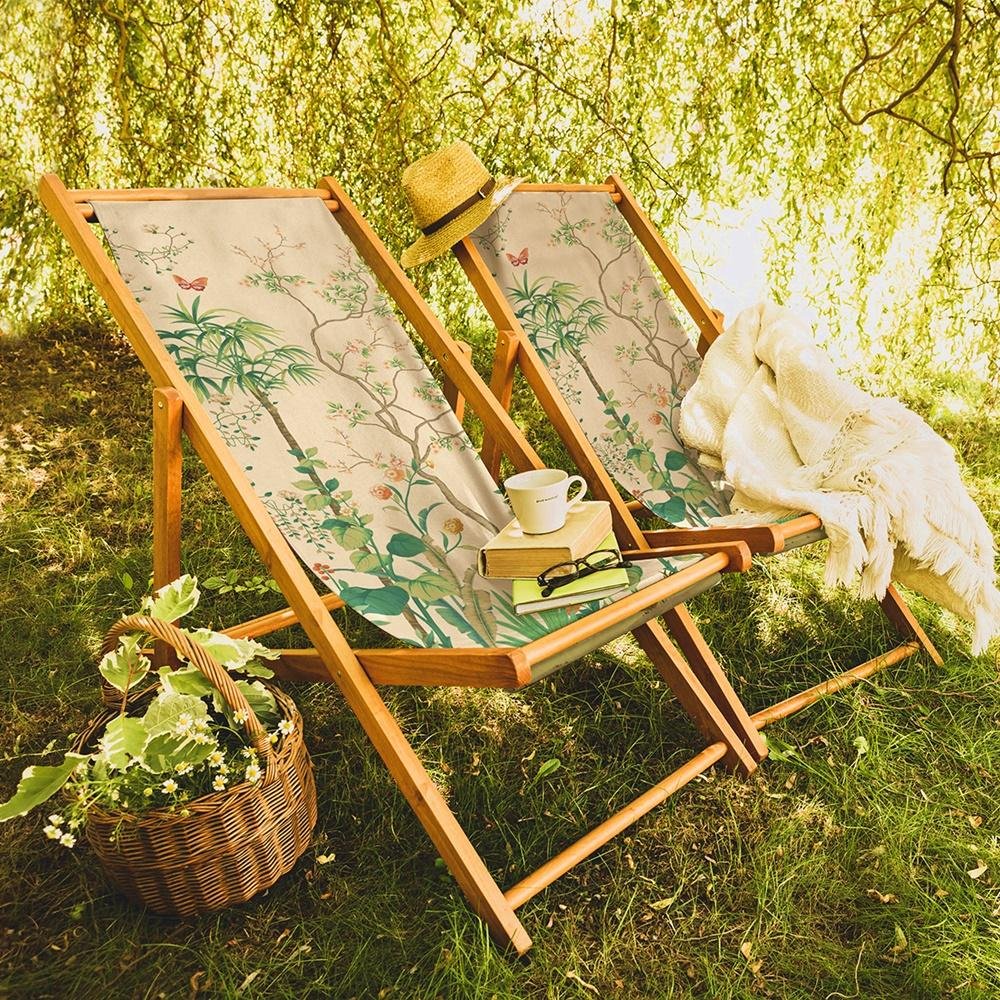 Colorful Floral Design Sun Lounger - SZL305