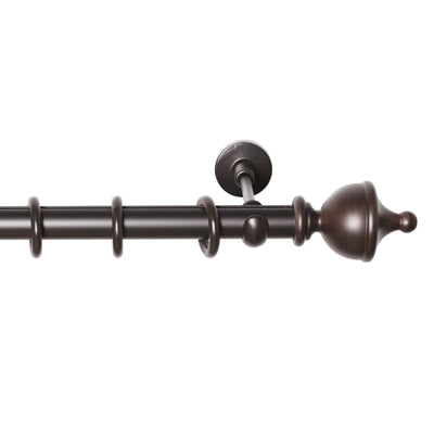 Rustic Curtain Rod 30 mm - Wenge - Color - Imperium