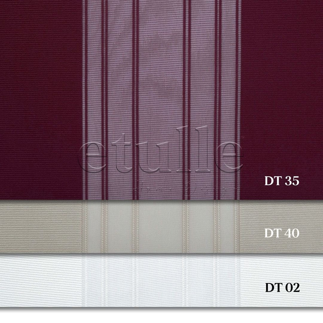 Santiago - Striped Vertical Tulle Curtain
