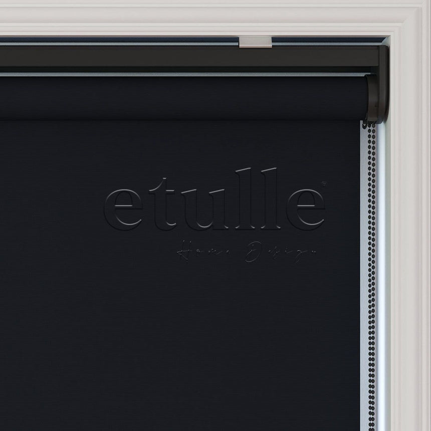 Black Matte Roller Blinds | Luca