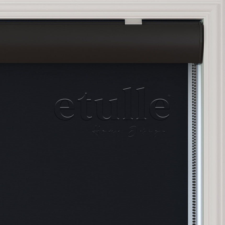 Black Matte Roller Blinds | Luca