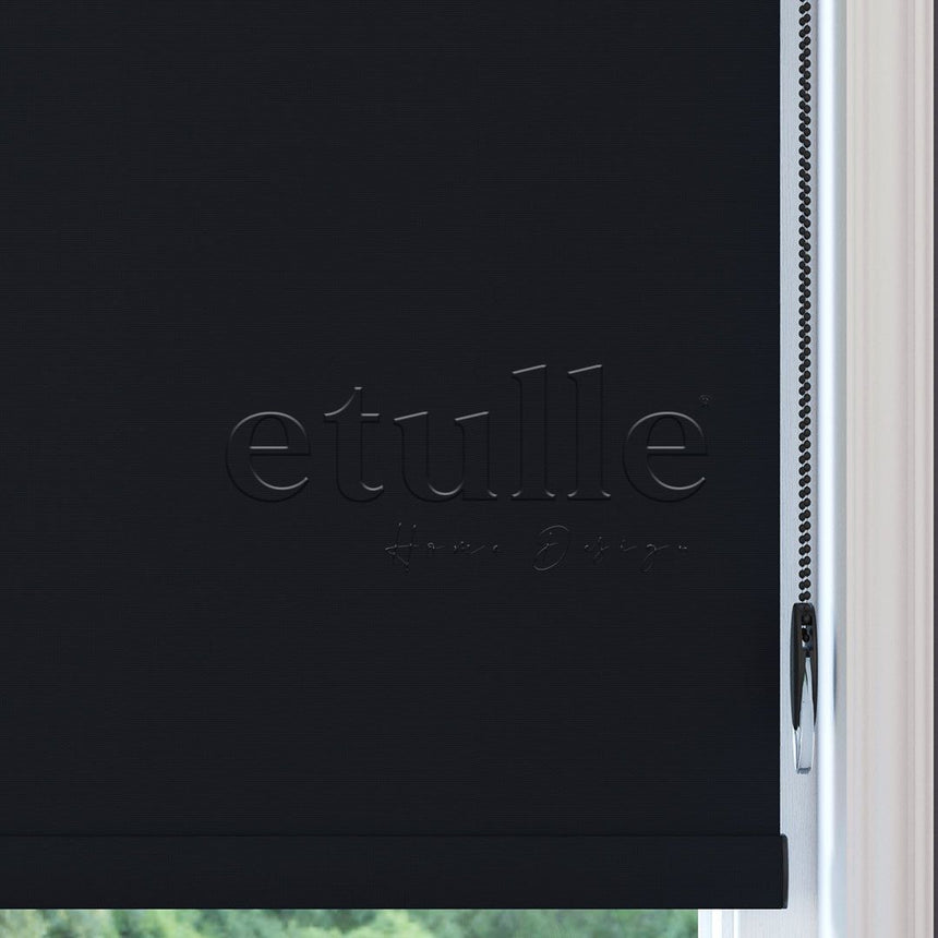 Black Matte Roller Blinds | Luca