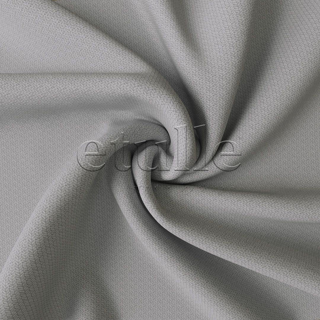 Stone Colored Modern Herringbone Pattern Curtain | Cirrus