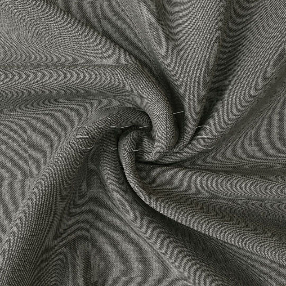 Stone Color Natural Linen Drape | Casual