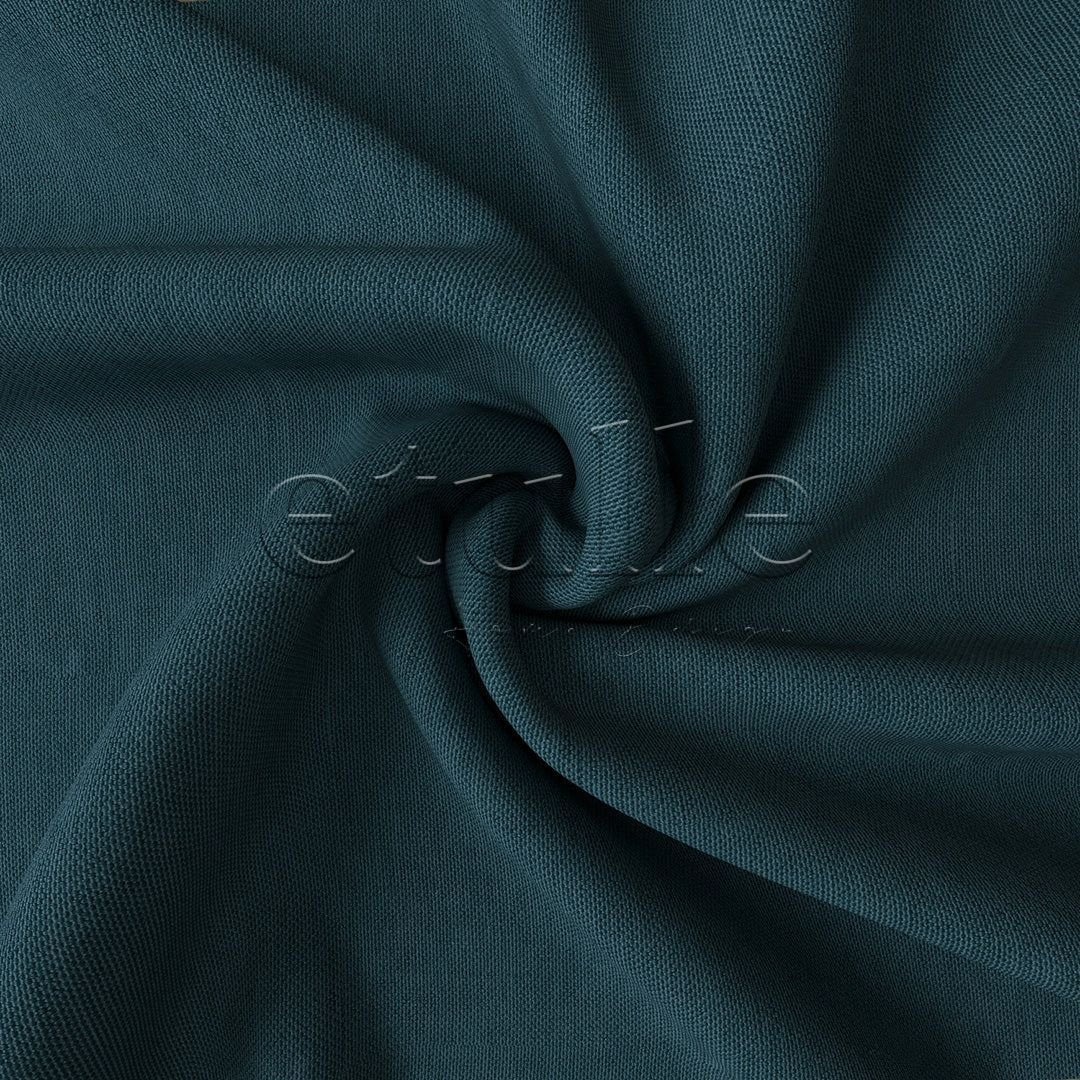 Turquoise Natural Linen Drape | Casual