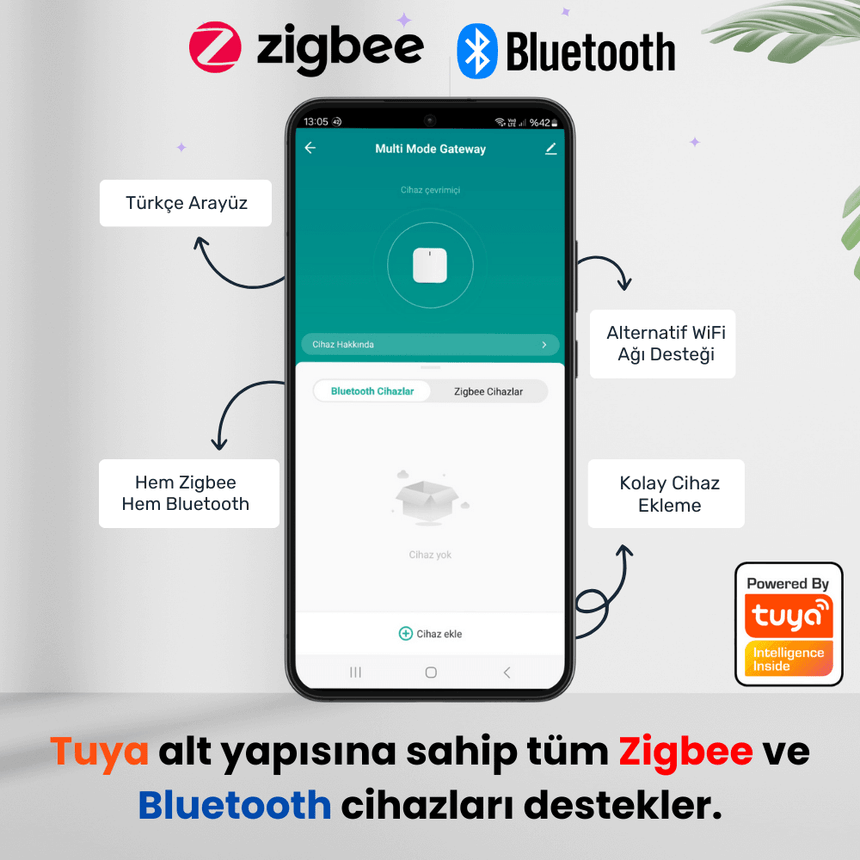 Tuya Zigbee + Bluetooth Gateway
