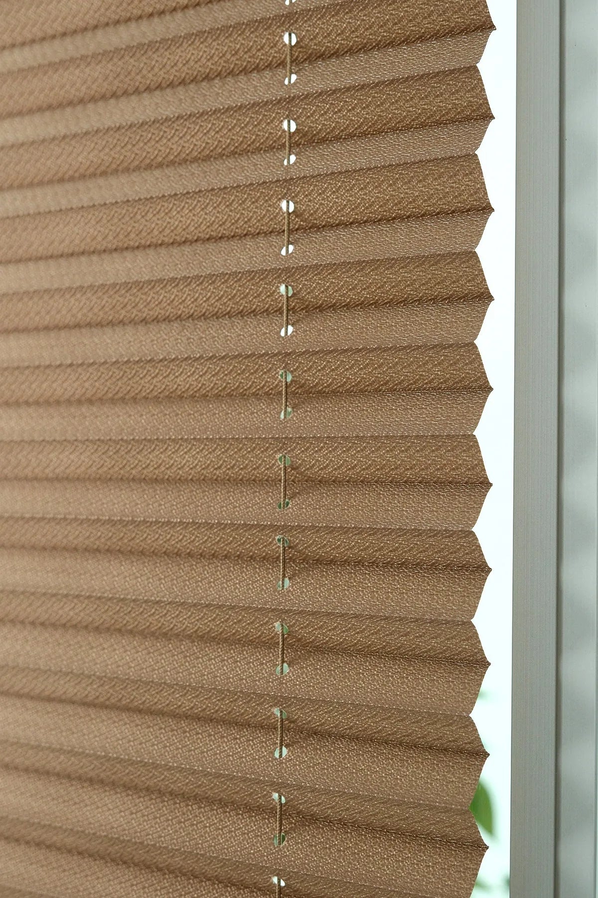 16MM Kahve Bursa Plise Perde