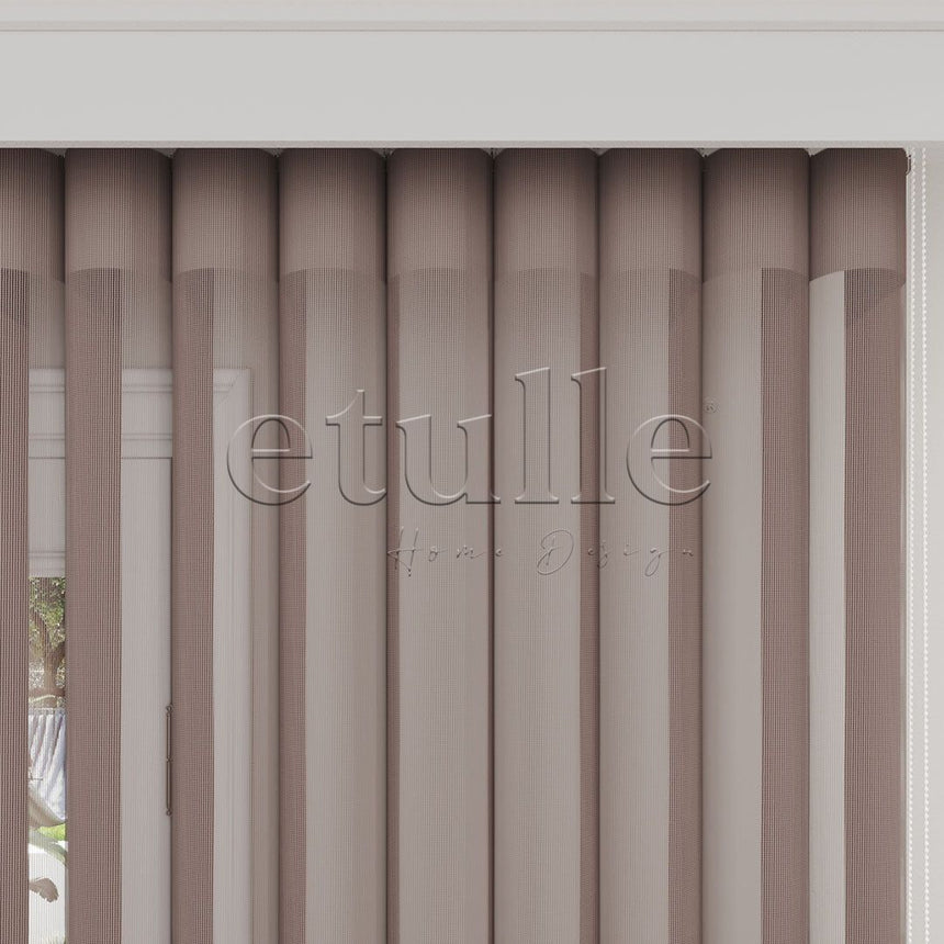 Velluto - Plain Vertical Tulle Curtain