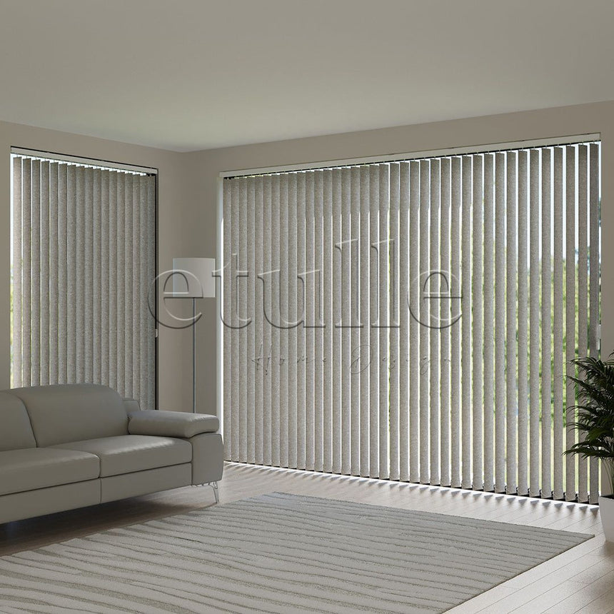 Mink Blackout Fabric Vertical Blinds | Mia