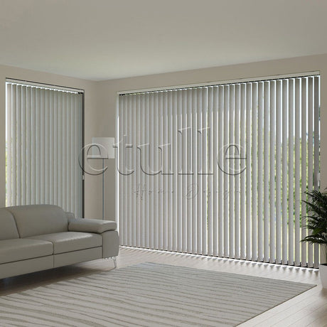 Mink Plain Fabric Vertical Blinds | Brodie