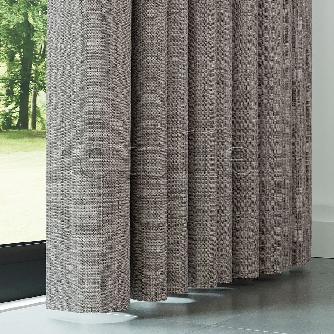 Mink Linen Drape Effect Curtain | Ezri