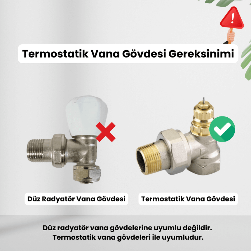 Zigbee Akıllı Termostatik Radyatör Vanası