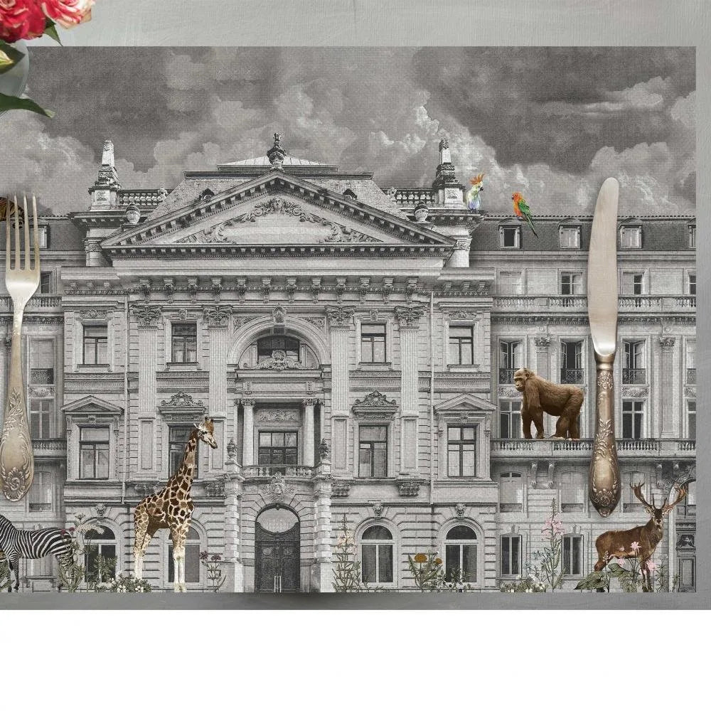 Zoo Design Kumaş Amerikan Servis 4'lü Set 35X50CM