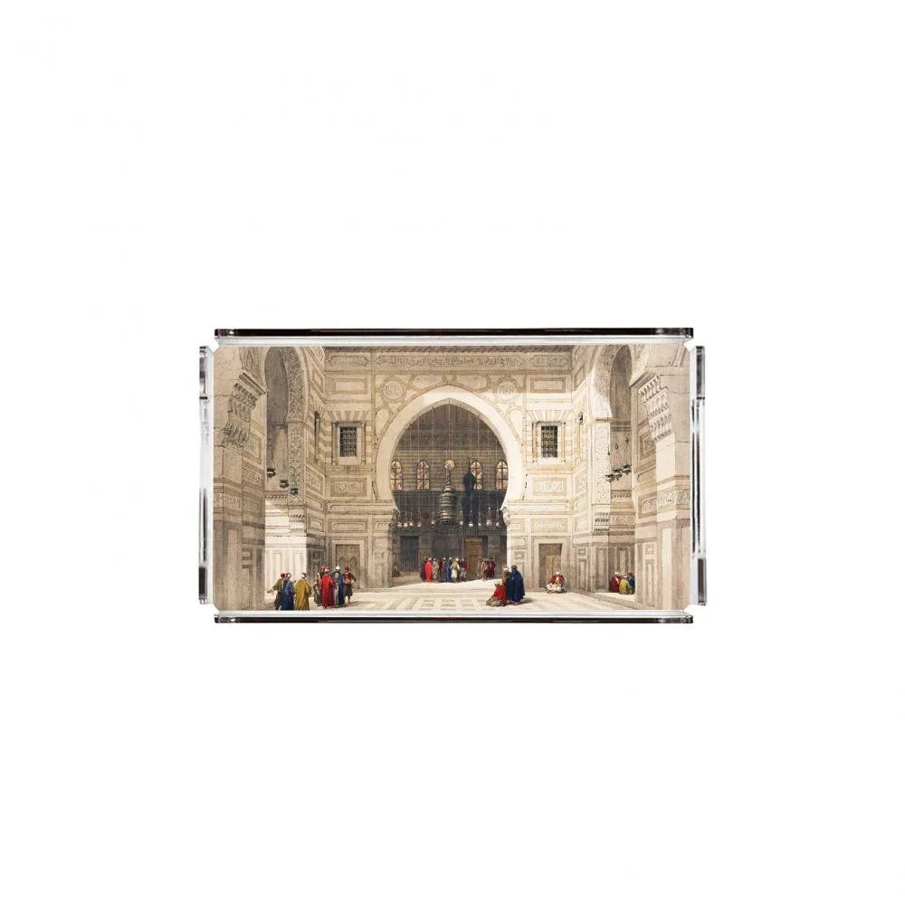 Ottoman Palace Pleksi Tepsi - PT2116 - 40x24cm